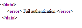 Fail authentication